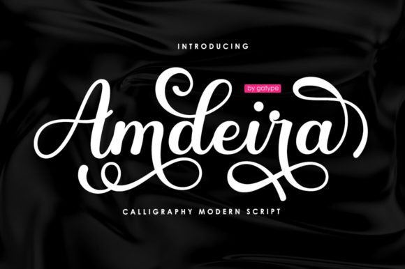 Amdeira: A Script Font with Quiet Elegance