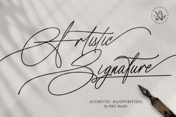 Artistic Signature: A Beautiful Font for Your Brand