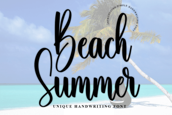 Beach Summer Font: A Script for Modern Web Design