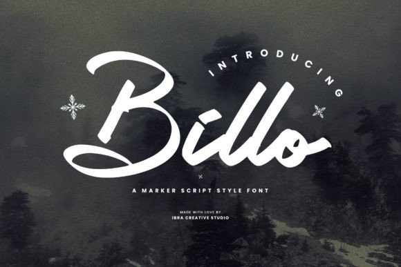 Billo Font: A Display Typeface with Lively Personality for Web Design