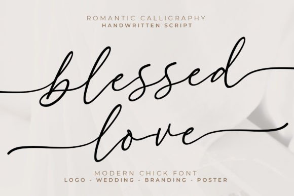 Blessed Love Font: A Graceful Touch for Your Brand
