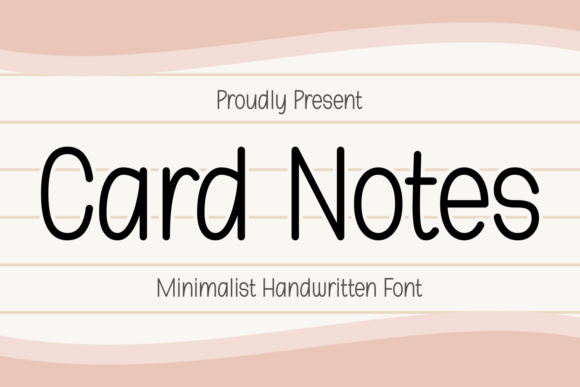 Card Notes: A Handwritten Typeface for Polished Branding