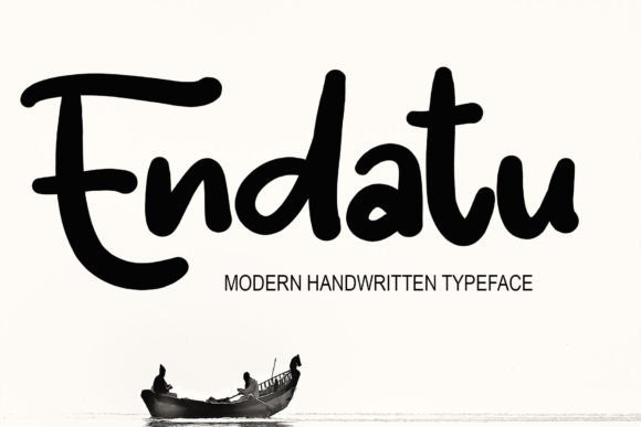 Endatu Font Review: A Modern Handwritten Typeface for Creative Branding