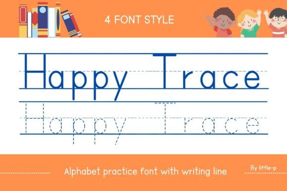 Happy Trace: A Playful Script Font for Creative Projects