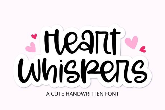 Heart Whispers: A Handwritten Font That Speaks to Web Designers