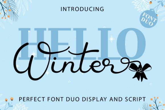 Hello Winter Duo Font: A Playful Script for Your Brand