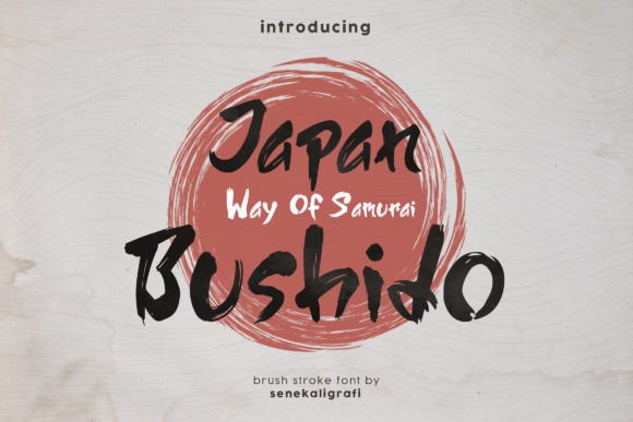 Japan Bushido Font: A Bold Handwritten Typeface for Web Design