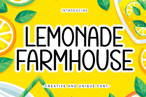 Lemonade Farmhouse Font: A Sweet Addition to My Creative Projects