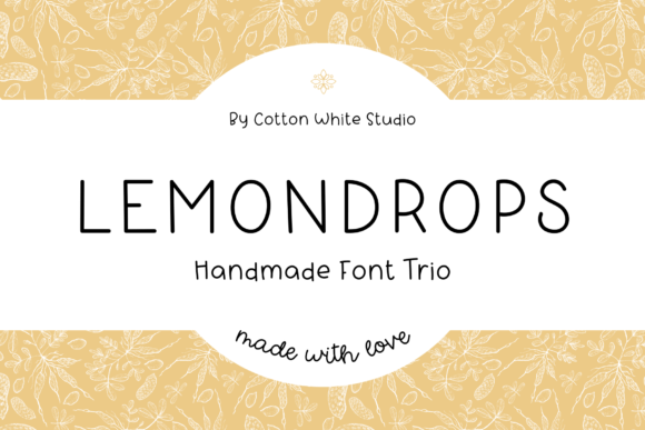 Lemondrops Trio: A Hand-Lettered Font for Modern Web Design