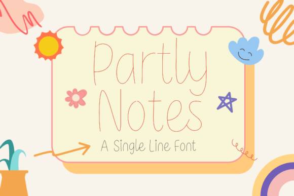 Partly Notes: A Script Font That Elevates Your Brand