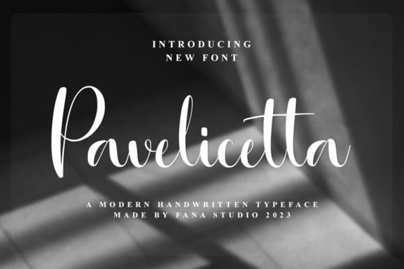Pavelicetta: A Stylish Typeface for Editorial Design