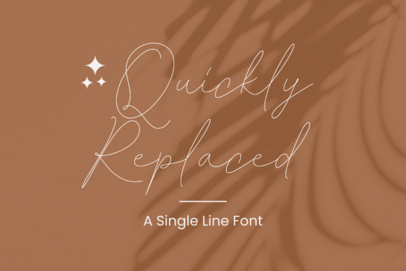 Quickly Replaced: A Font That Captures Attention Fast