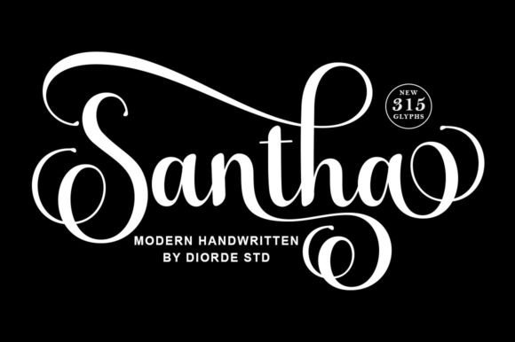 Santha: A Script Font with Heartfelt Charm