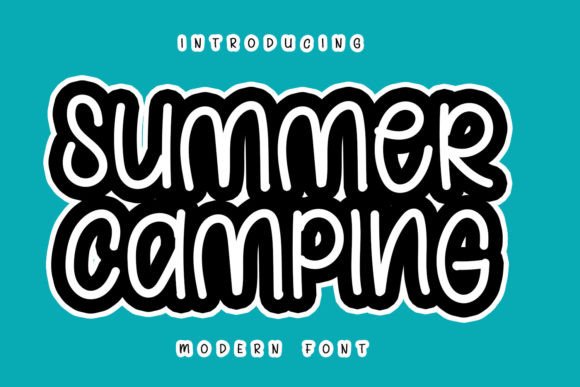 Summer Camping Font: A Fresh Typeface for Your Business Branding