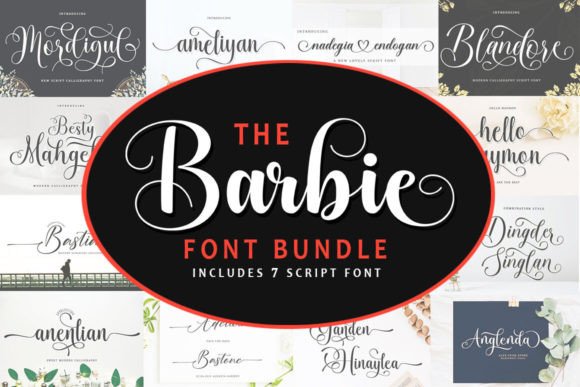 The Barbie Bundle: A Script Font for Business Owners