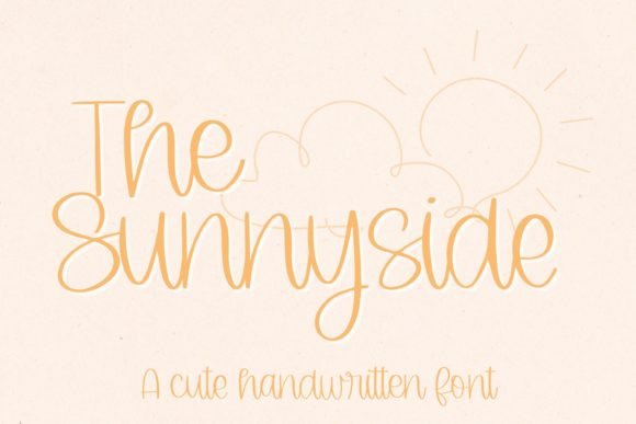 The Sunnyside: A Charming Script Font for Editorial Design