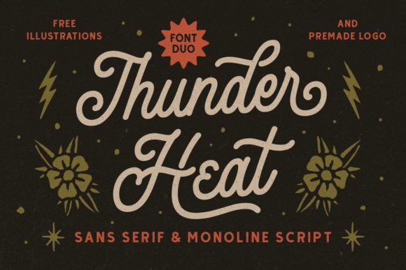 Thunder Heat Duo: A Font That Elevates Your Brand