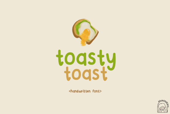 Toasty Toast: A Youthful Handwritten Font for Craft Creators