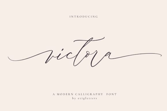 Victora Font: Elevating Brand Identity with Handwritten Elegance