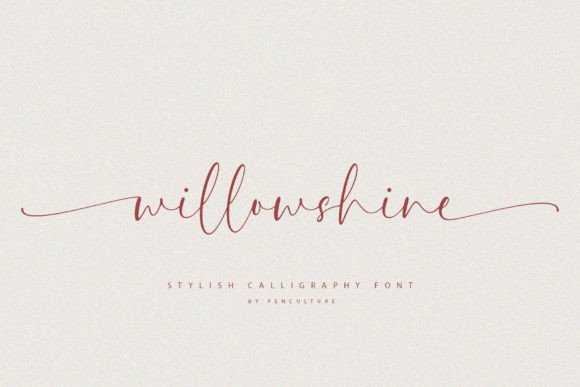 Willowshine Font: A Beautiful Typeface for Creative Makers
